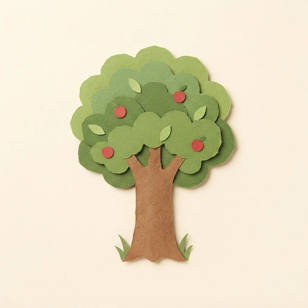 Ein Baum aus Papier