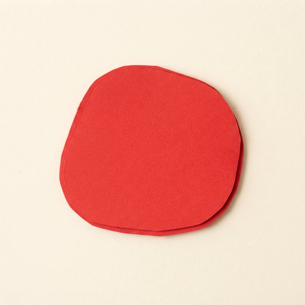 Bildkarte: die Farbe Rot, rout